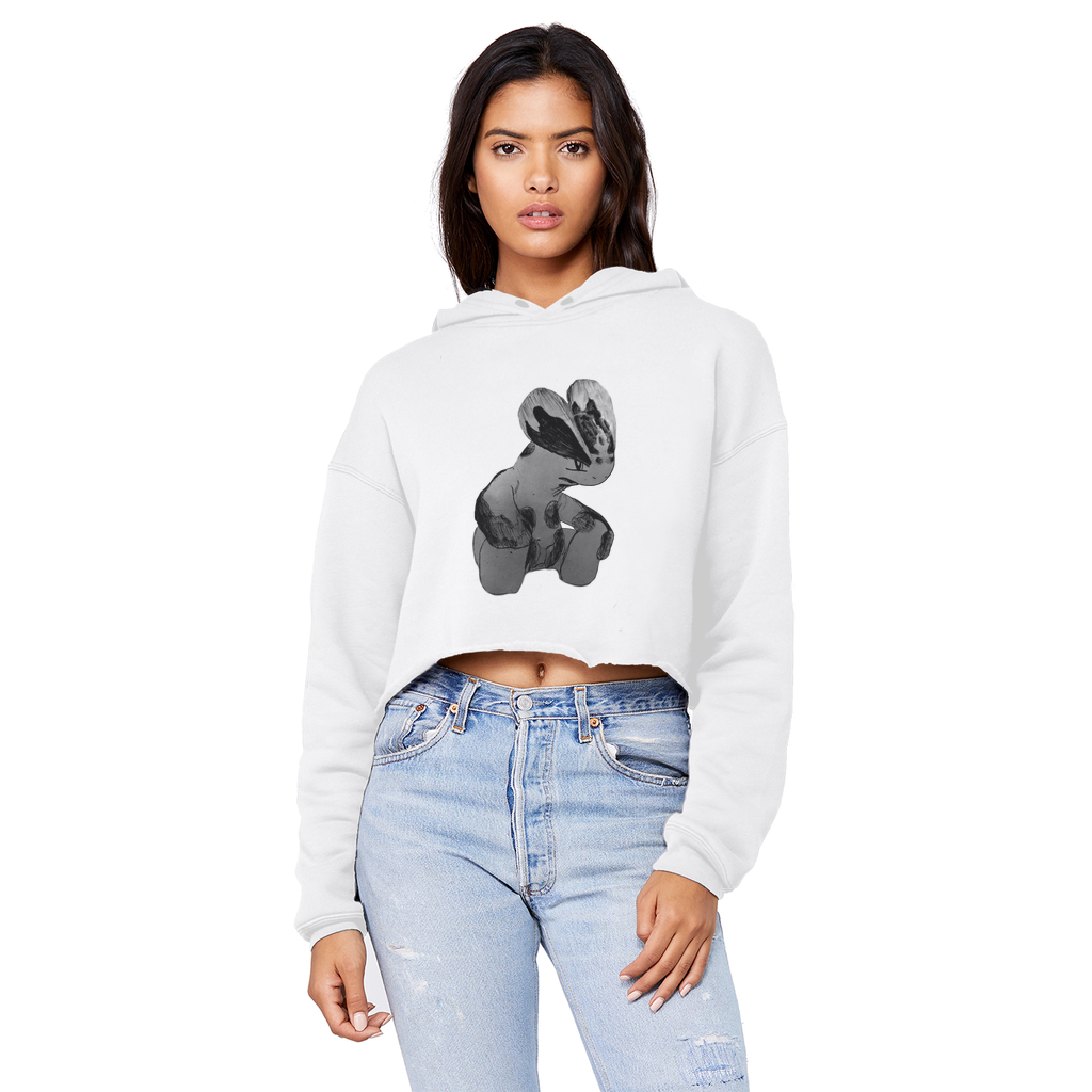 Shamrock Unisex Cropped Raw Edge Boyfriend Hoodie in various colors, showcasing its relaxed fit and trendy raw edge design.