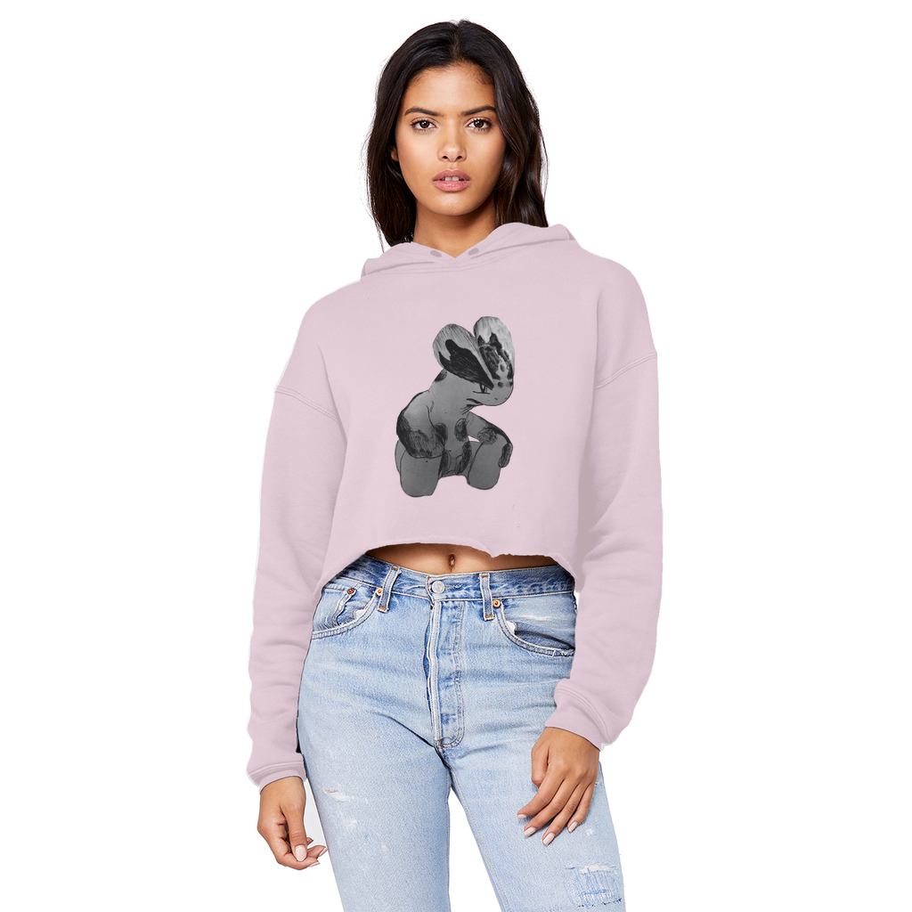 Shamrock Unisex Cropped Raw Edge Boyfriend Hoodie in various colors, showcasing its relaxed fit and trendy raw edge design.