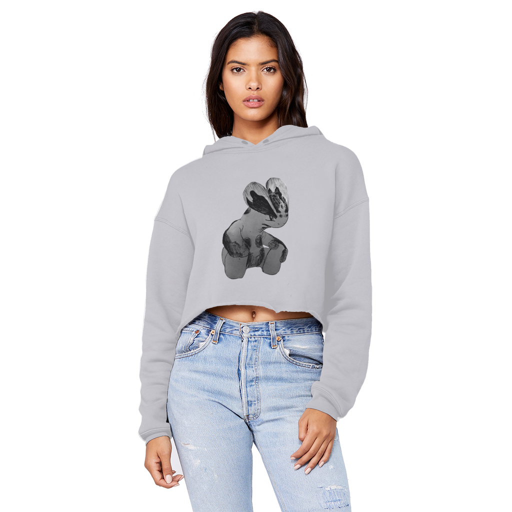 Shamrock Unisex Cropped Raw Edge Boyfriend Hoodie in various colors, showcasing its relaxed fit and trendy raw edge design.