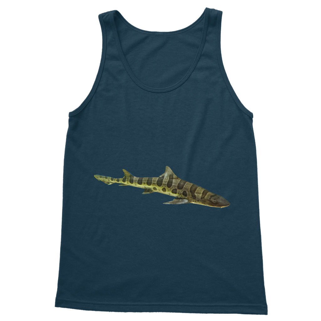 Shark Classic Adult Vest Top in various colors, showcasing its unisex design and high-quality fabric.
