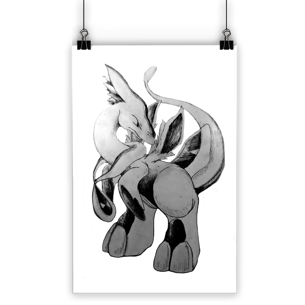 Shimeru Classic Poster showcasing vibrant colors on semi-gloss paper, ideal for indoor and outdoor use.