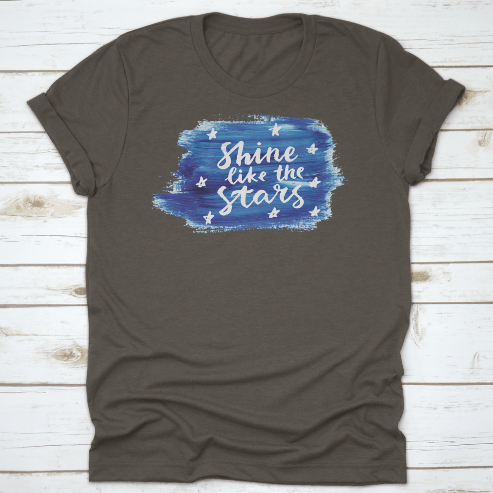 A comfortable cotton shirt featuring inspiring quotes and a classic fit, perfect for everyday wear.