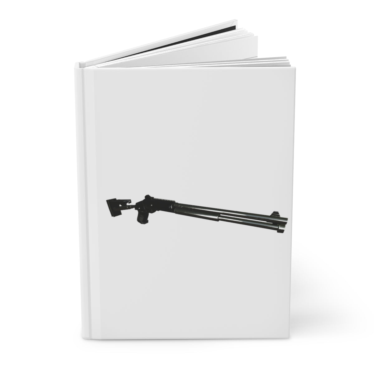 Shotgun Hardcover Journal Matte with customizable covers and lined pages, showcasing a stylish matte finish.