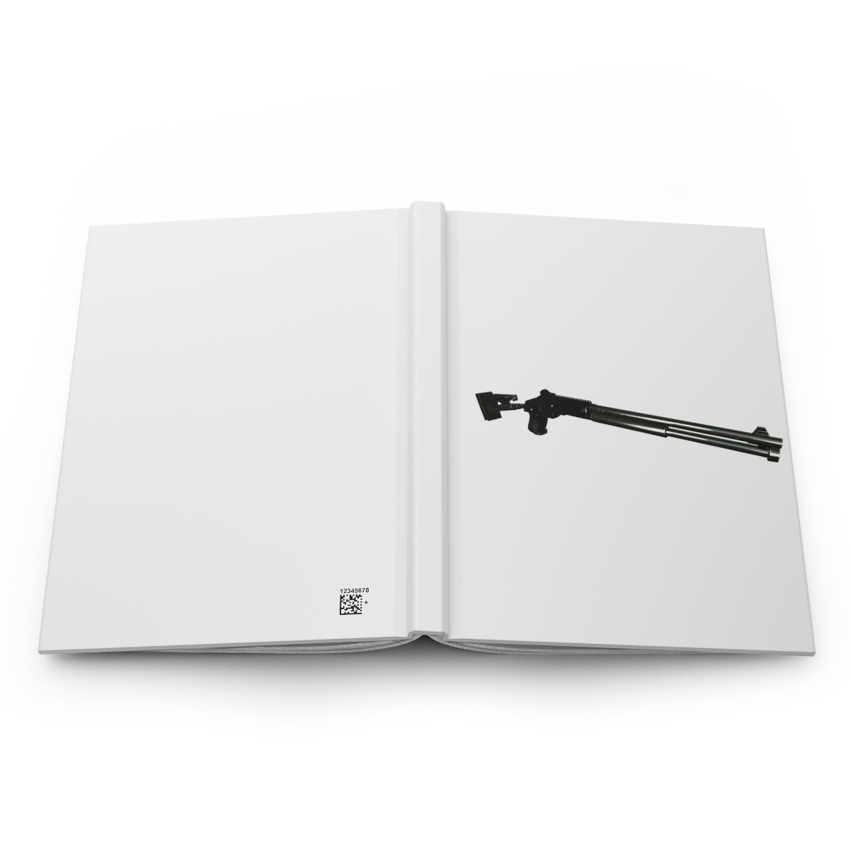 Shotgun Hardcover Journal Matte with customizable covers and lined pages, showcasing a stylish matte finish.