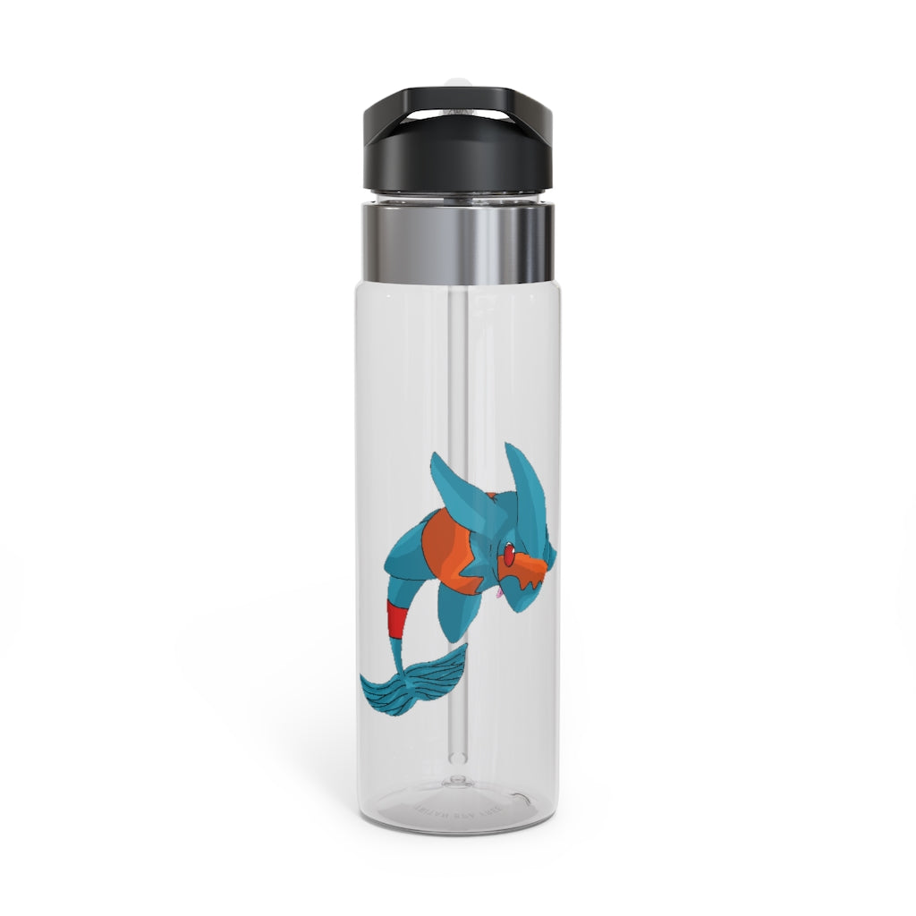 Shrei Kensington Tritan™ Sport Bottle in vibrant color with a carabiner hook, showcasing its durable design and spill-resistant lid.