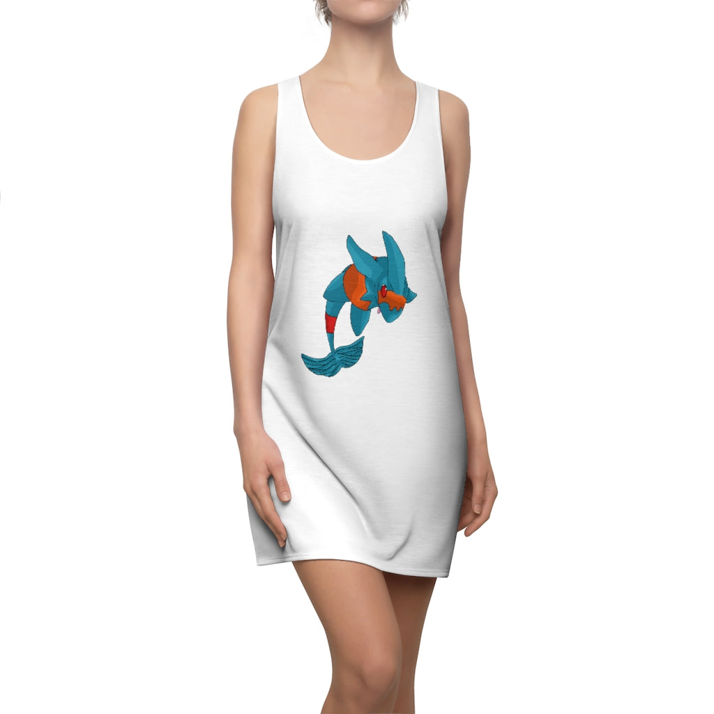 Shrei Women's Cut & Sew Racerback Dress showcasing a stylish and comfortable design, perfect for various occasions.