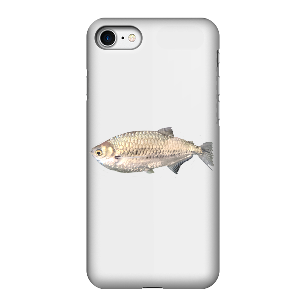 Silver Fish Fully Printed Tough Phone Case showcasing vibrant design and dual-layer protection.