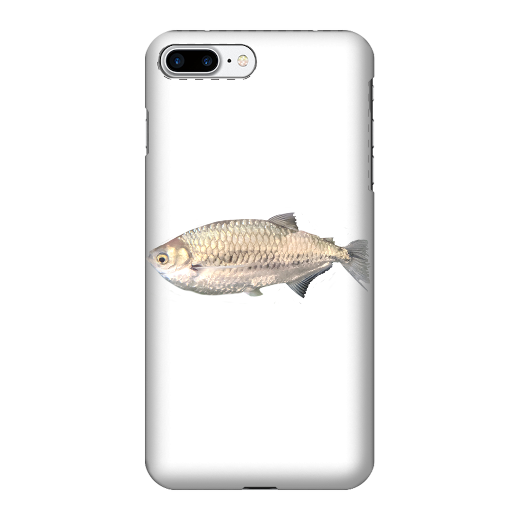 Silver Fish Fully Printed Tough Phone Case showcasing vibrant design and dual-layer protection.