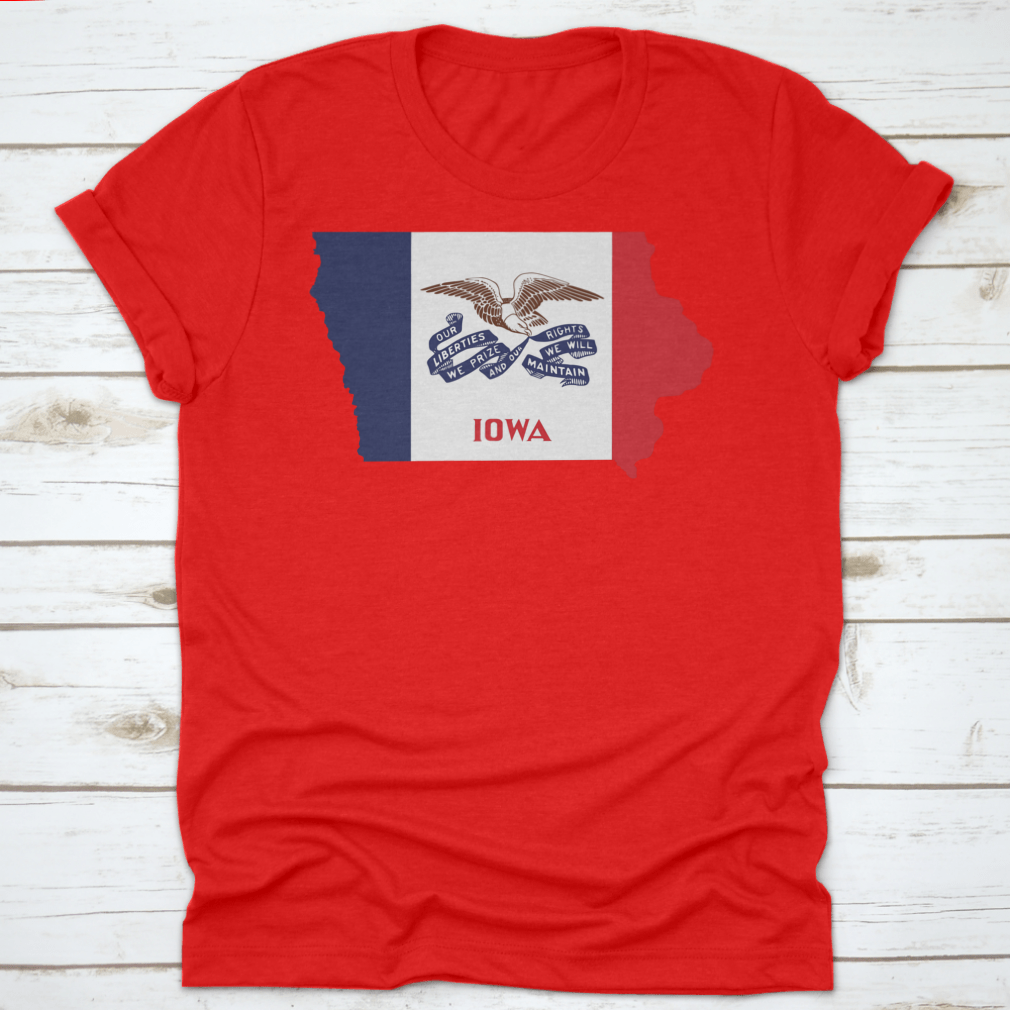 Simple Flat Flag Art Style t-shirt featuring the logo of the Federal State, made from 100% cotton with a classic fit.