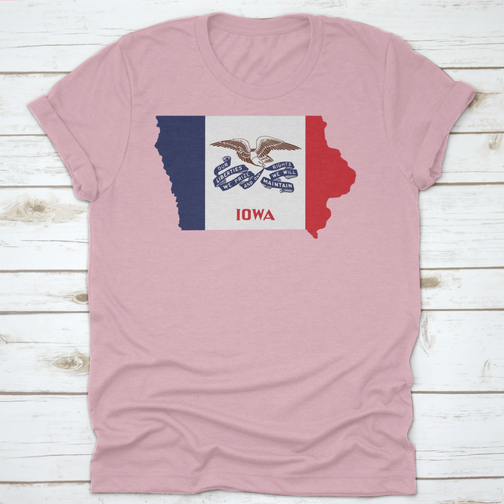 Simple Flat Flag Art Style t-shirt featuring the logo of the Federal State, made from 100% cotton with a classic fit.