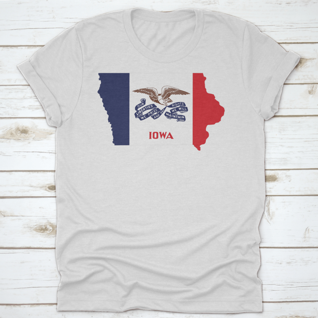 Simple Flat Flag Art Style t-shirt featuring the logo of the Federal State, made from 100% cotton with a classic fit.