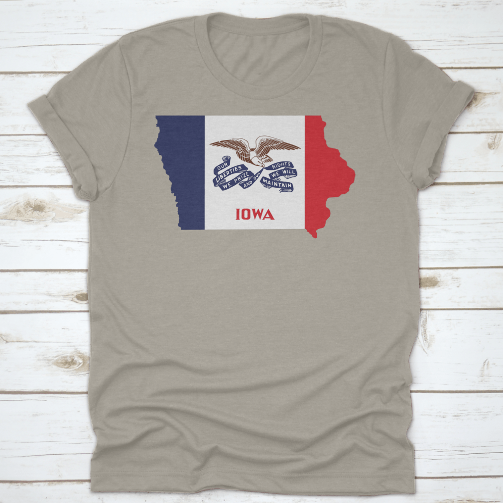 Simple Flat Flag Art Style t-shirt featuring the logo of the Federal State, made from 100% cotton with a classic fit.