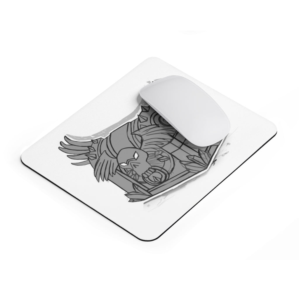 Skeleton Drawing Mousepad featuring a unique design with vibrant colors and a non-slip surface, ideal for enhancing workspace aesthetics.