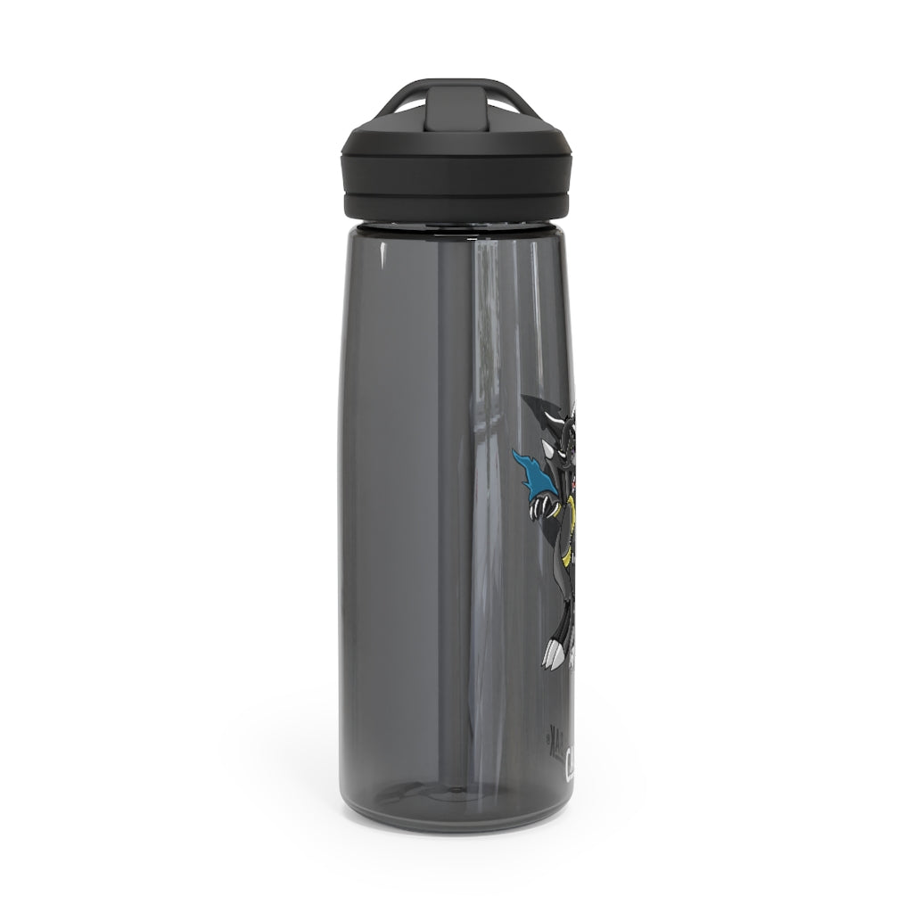 Snafibat CamelBak Eddy® Water Bottle in 20oz and 25oz sizes, showcasing its robust design and spill-proof biting valve.