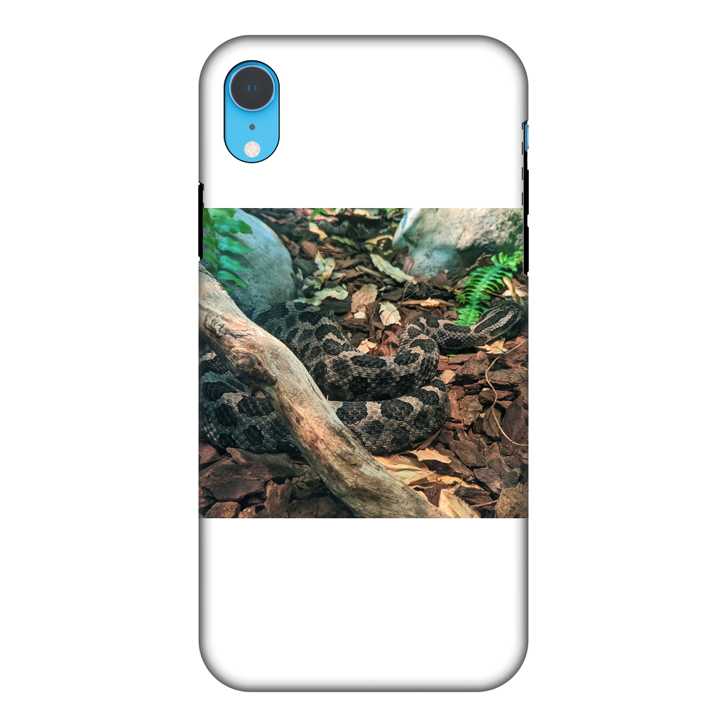 Snake Fully Printed Tough Phone Case showcasing vibrant snake design with dual-layer protection.