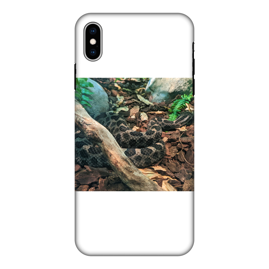 Snake Fully Printed Tough Phone Case showcasing vibrant snake design with dual-layer protection.