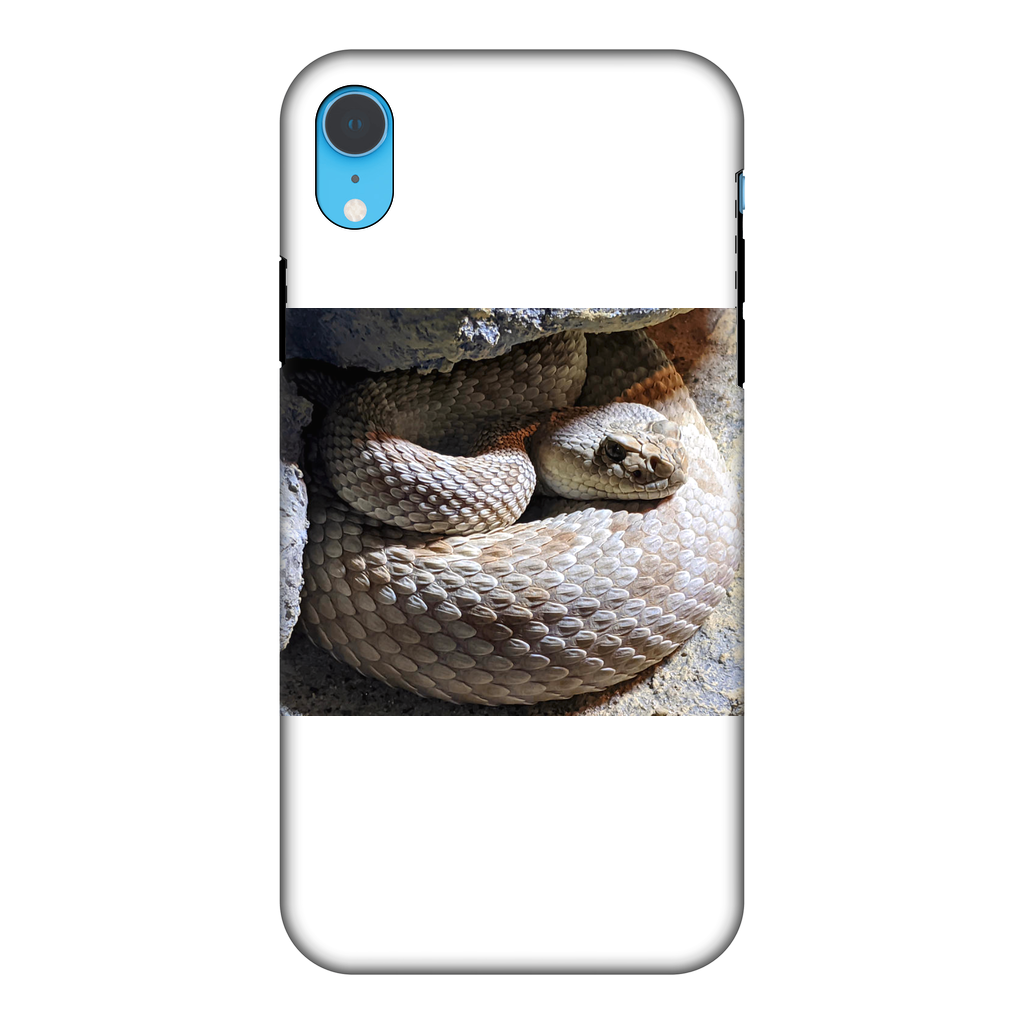 Snake Fully Printed Tough Phone Case showcasing vibrant snake design with dual-layer protection.