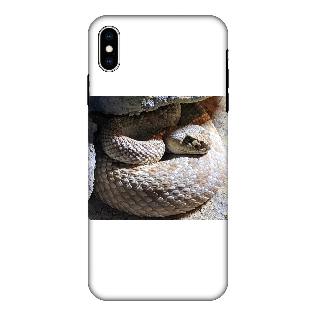 Snake Fully Printed Tough Phone Case showcasing vibrant snake design with dual-layer protection.