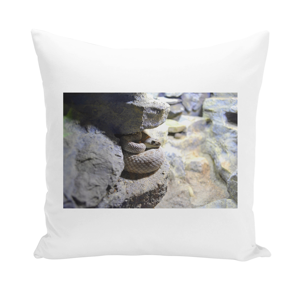 Stylish Snake Throw Pillows in various materials and colors, showcasing their unique designs and textures.