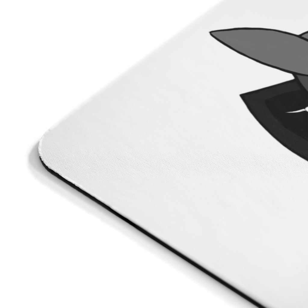 Snaughtnaut Mouse Pad featuring a vibrant full print design on a smooth Neoprene surface, ideal for enhancing desk aesthetics.