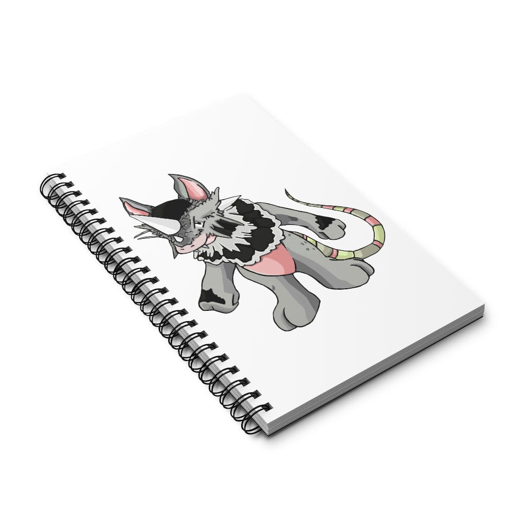 Snibble Spiral Journal showcasing various styles including blank, dot grid, lined, and task management layouts with a colorful front cover.