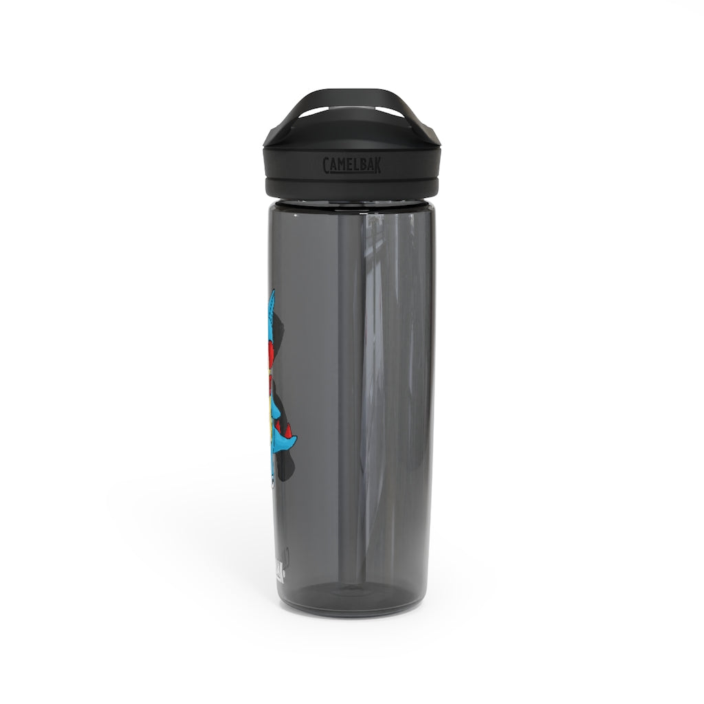 Spakeel CamelBak Eddy® Water Bottle in 20oz and 25oz sizes, showcasing its durable Tritan™ material and spill-proof design.