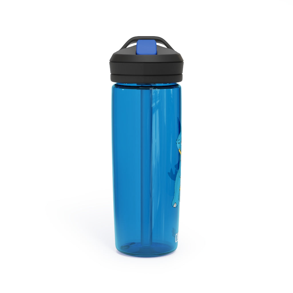 Spakeel CamelBak Eddy® Water Bottle in 20oz and 25oz sizes, showcasing its durable Tritan™ material and spill-proof design.