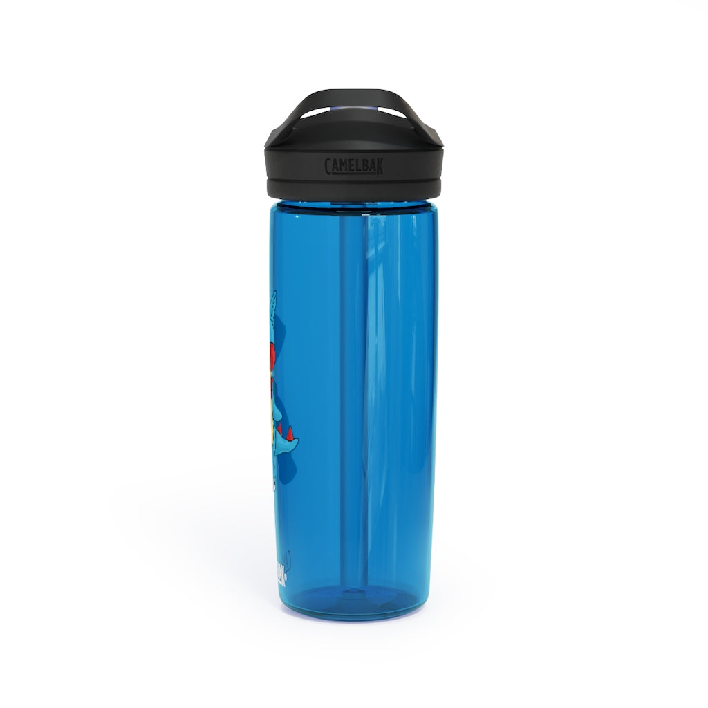 Spakeel CamelBak Eddy® Water Bottle in 20oz and 25oz sizes, showcasing its durable Tritan™ material and spill-proof design.