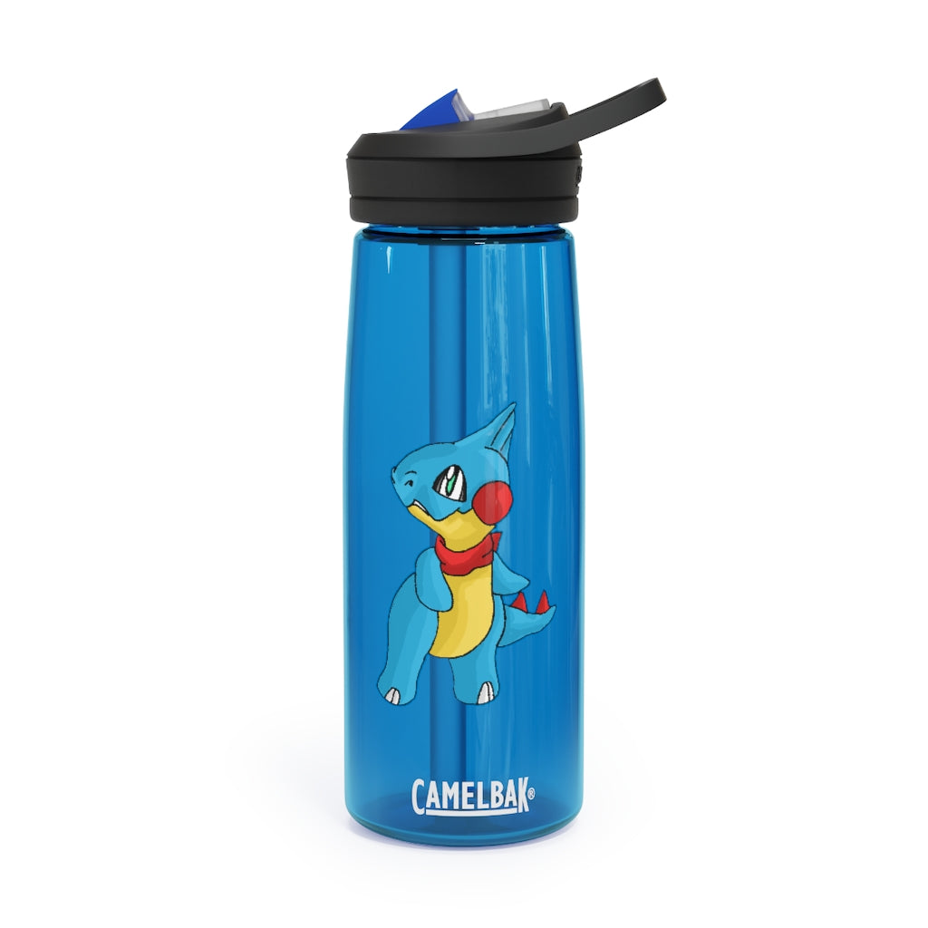 Spakeel CamelBak Eddy® Water Bottle in 20oz and 25oz sizes, showcasing its durable Tritan™ material and spill-proof design.