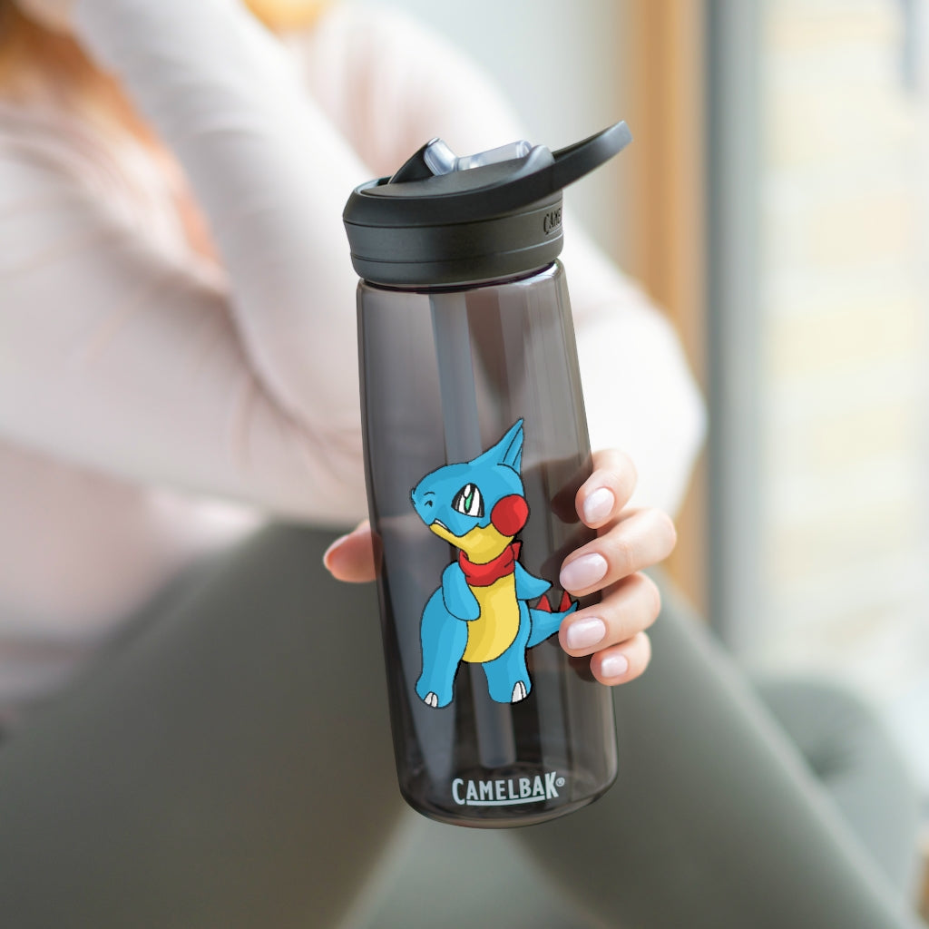 Spakeel CamelBak Eddy® Water Bottle in 20oz and 25oz sizes, showcasing its durable Tritan™ material and spill-proof design.