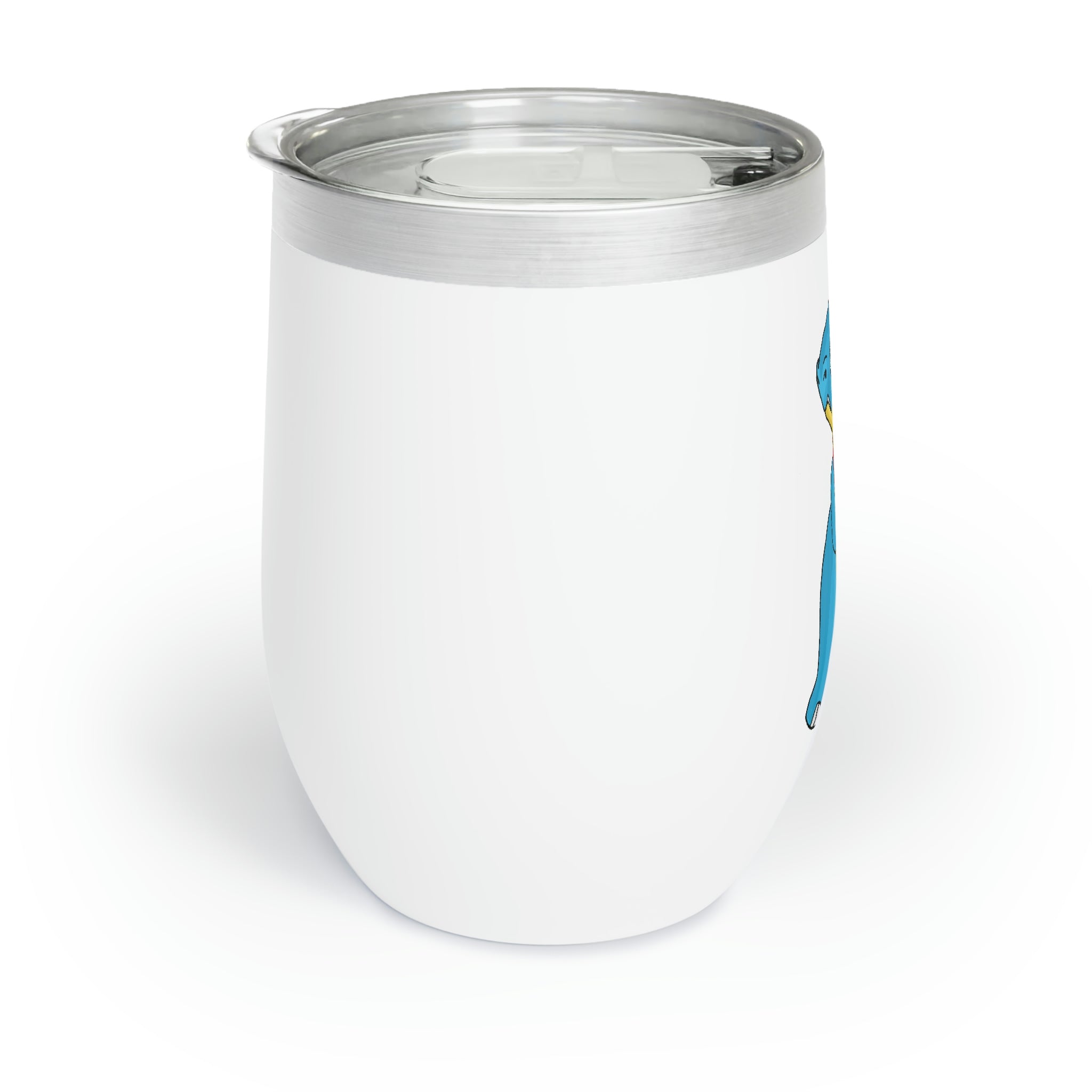 Spakeel Chill Wine Tumbler showcasing its sleek stainless steel design and customizable features.