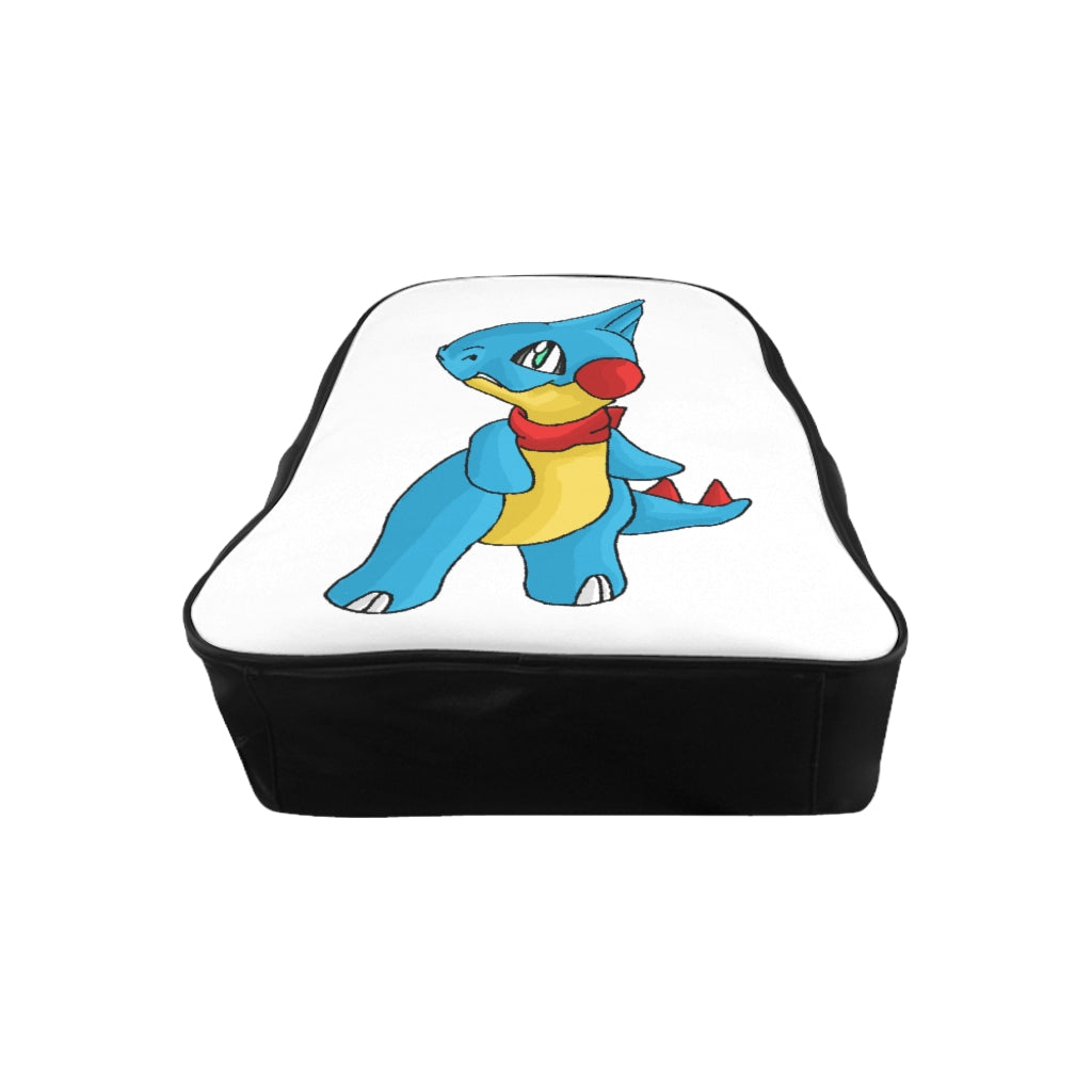 Spakeel School Backpack featuring stylish design, chocolate brown lining, and padded back for comfort.