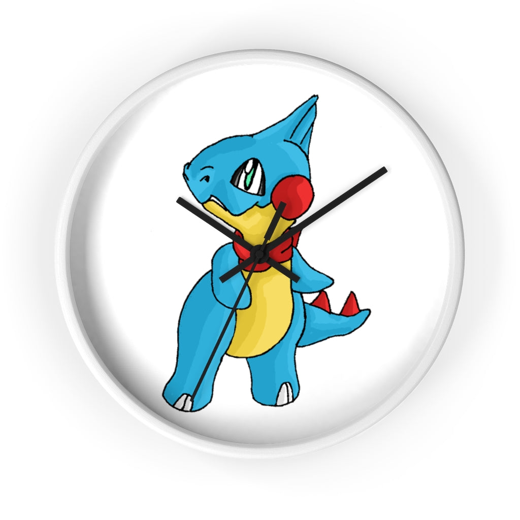 Spakeel Wall Clock featuring a wooden frame and plexiglass face, designed for indoor use with a silent mechanism.