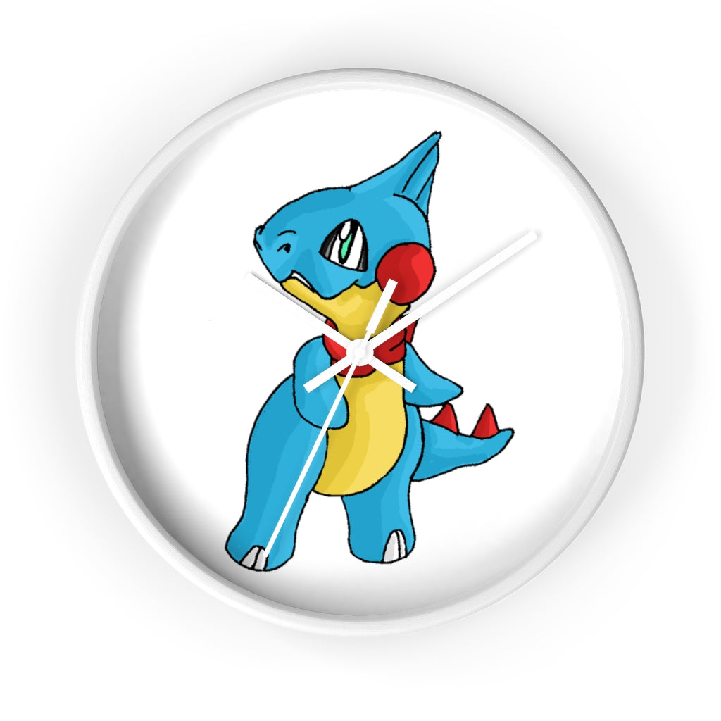 Spakeel Wall Clock featuring a wooden frame and plexiglass face, designed for indoor use with a silent mechanism.