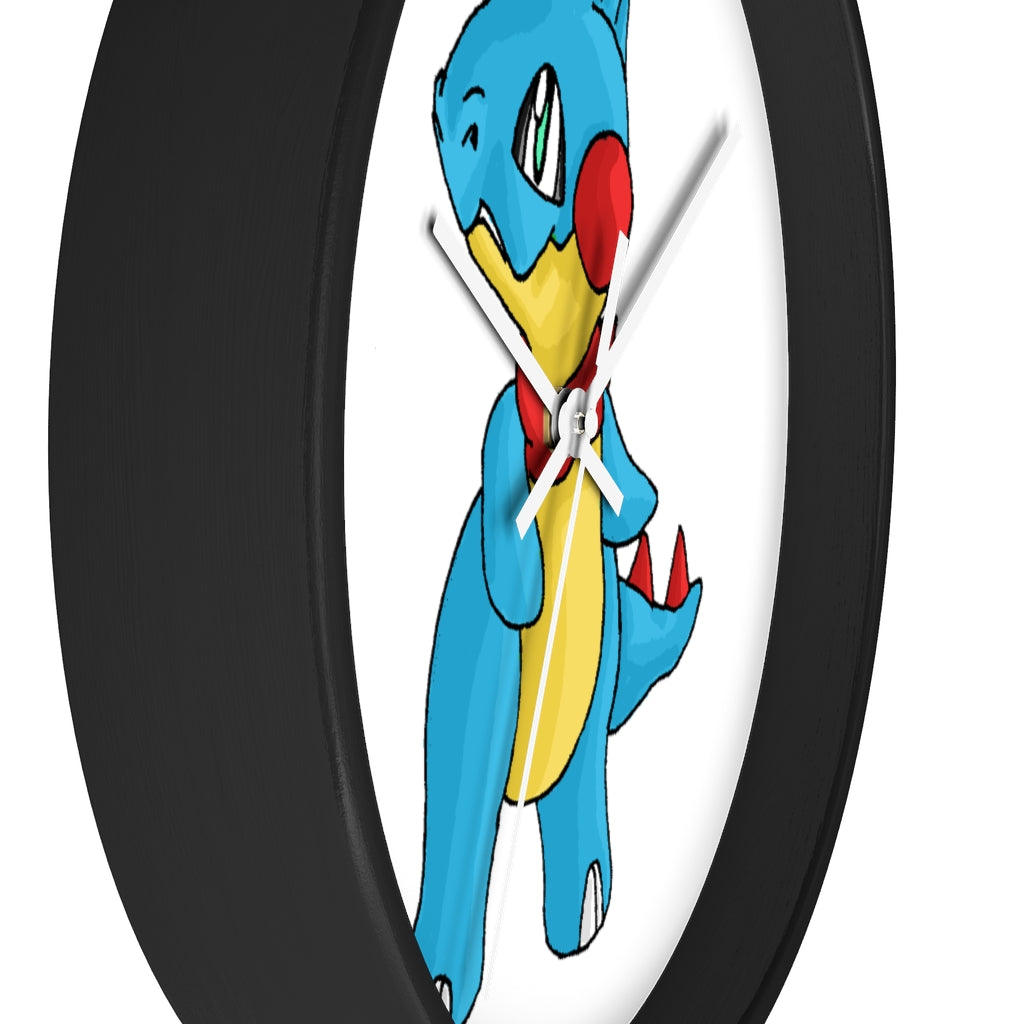 Spakeel Wall Clock featuring a wooden frame and plexiglass face, designed for indoor use with a silent mechanism.