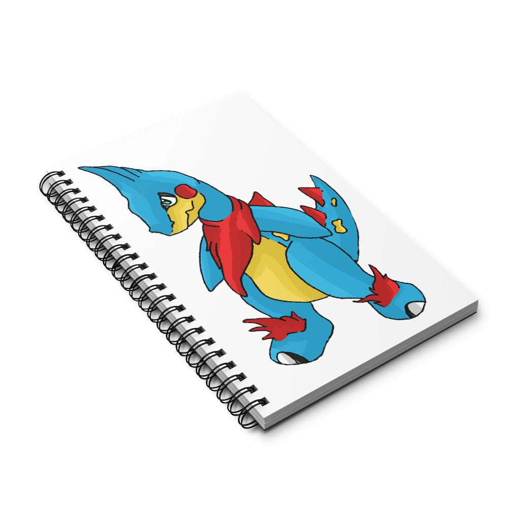 Spakez Spiral Journal showcasing various styles including blank, dot grid, lined, and task manager formats with a colorful front cover.