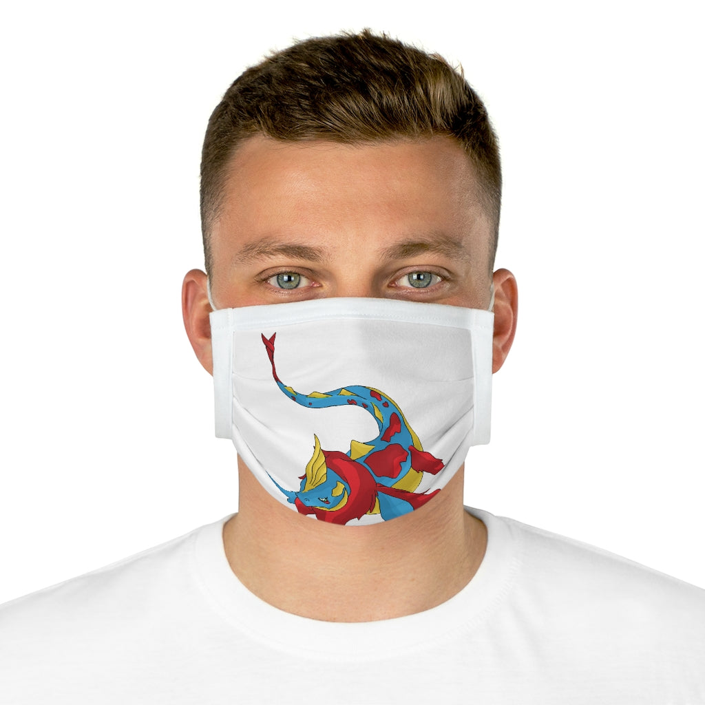Sphale Cotton Face Mask featuring vibrant motifs and adjustable earloops, made from 100% cotton for comfort and style.