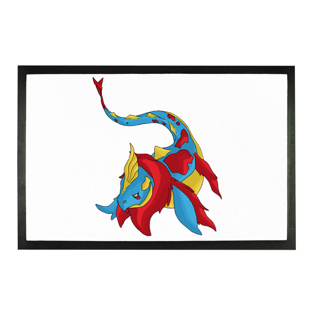 Sphale Sublimation Doormat showcasing vibrant custom designs on a durable rubber surface.