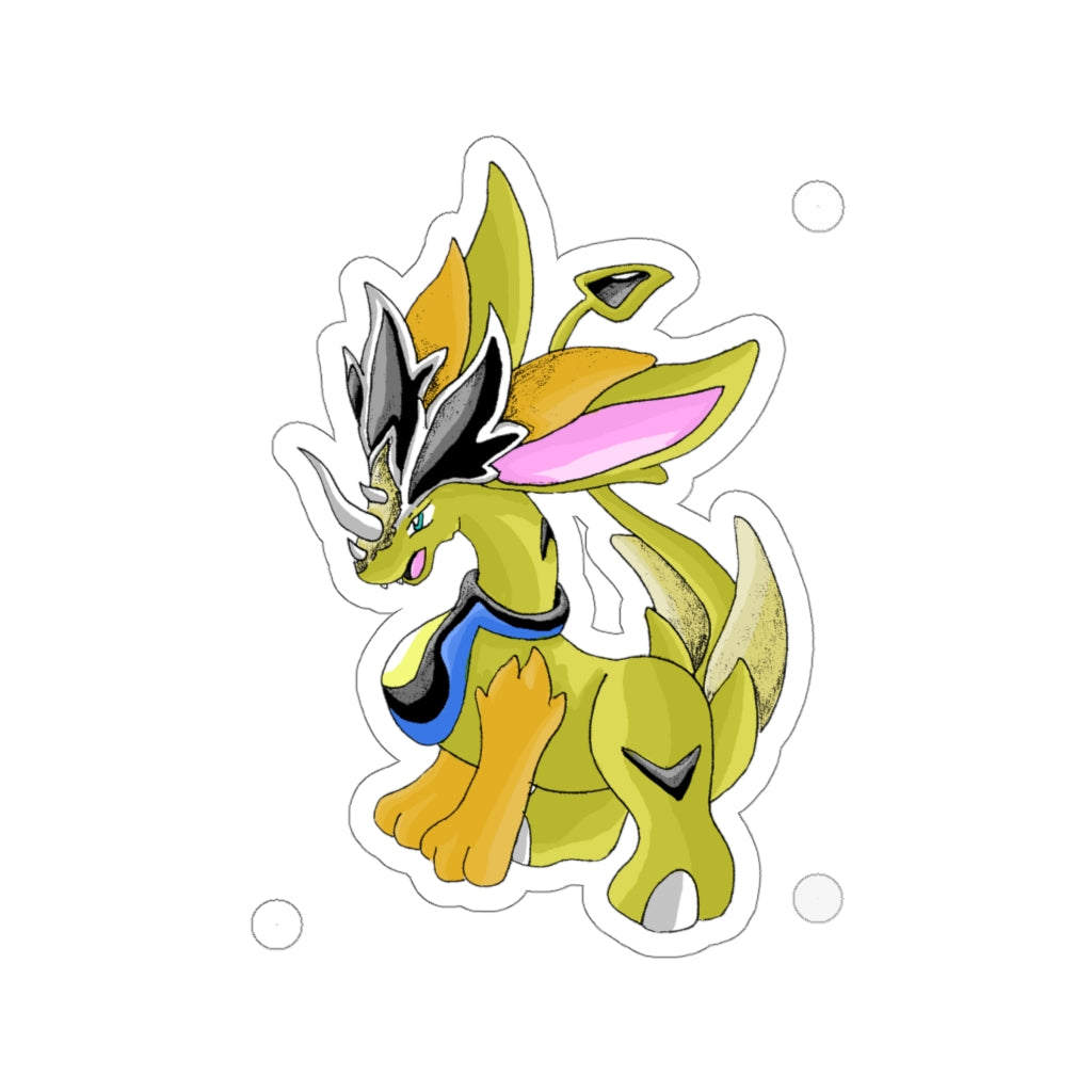 Sporecheila Kiss-Cut Stickers showcasing various custom shapes and sizes on a clean background.