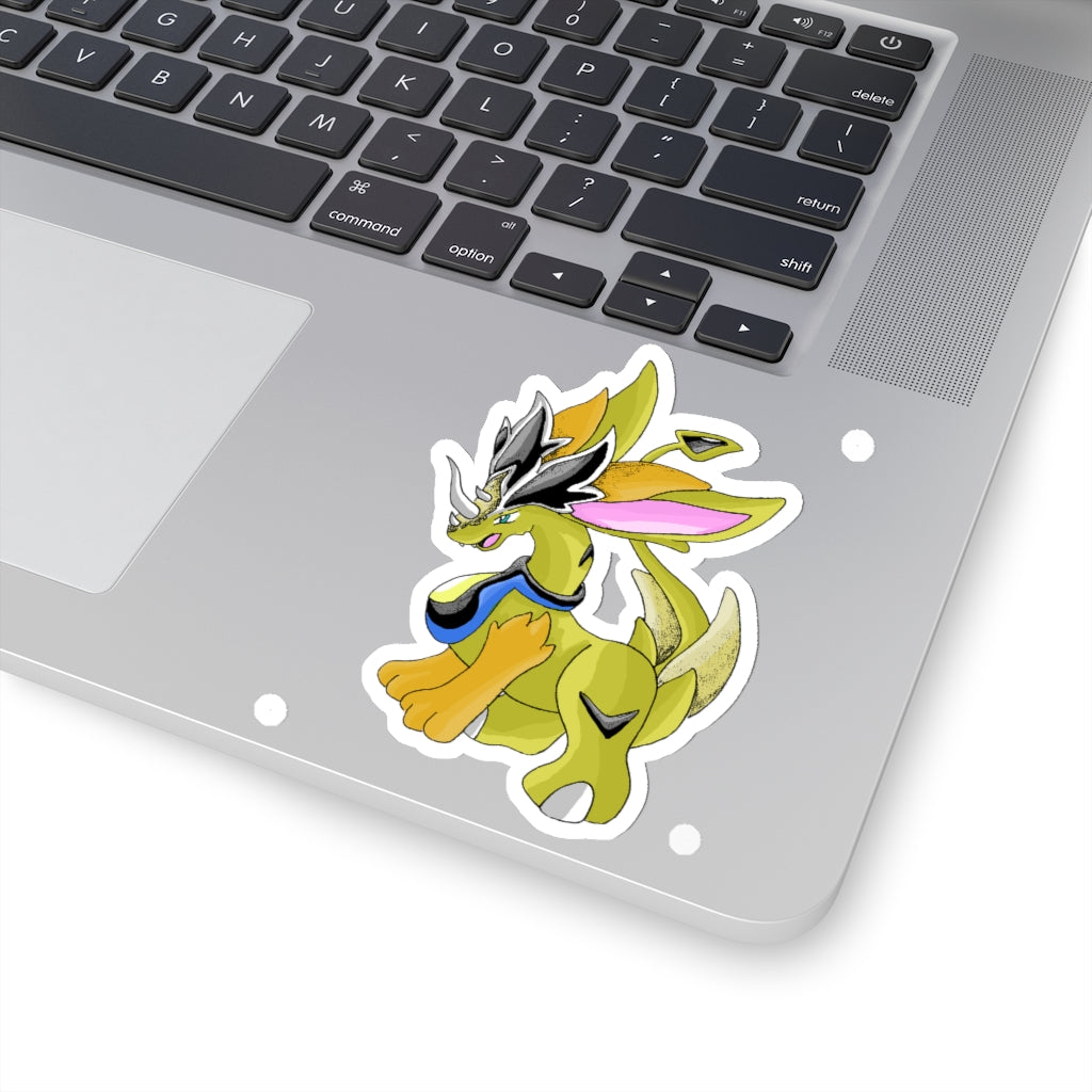 Sporecheila Kiss-Cut Stickers showcasing various custom shapes and sizes on a clean background.