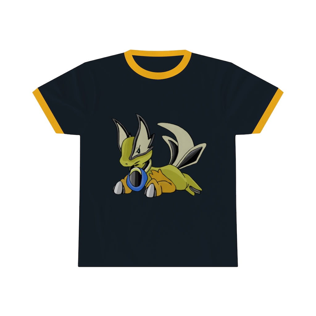 Sporela Unisex Ringer Tee in various colors showcasing its lightweight fabric and stylish design.