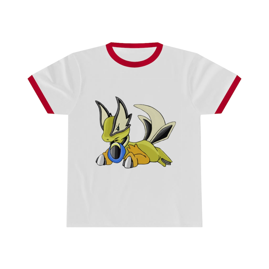 Sporela Unisex Ringer Tee in various colors showcasing its lightweight fabric and stylish design.