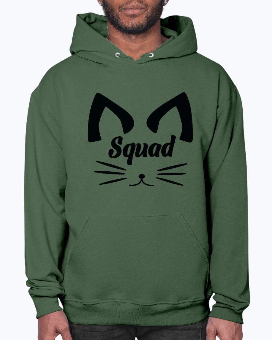 A stylish unisex hoodie designed for brides and bridal parties, featuring a front pouch pocket and soft fleece material.