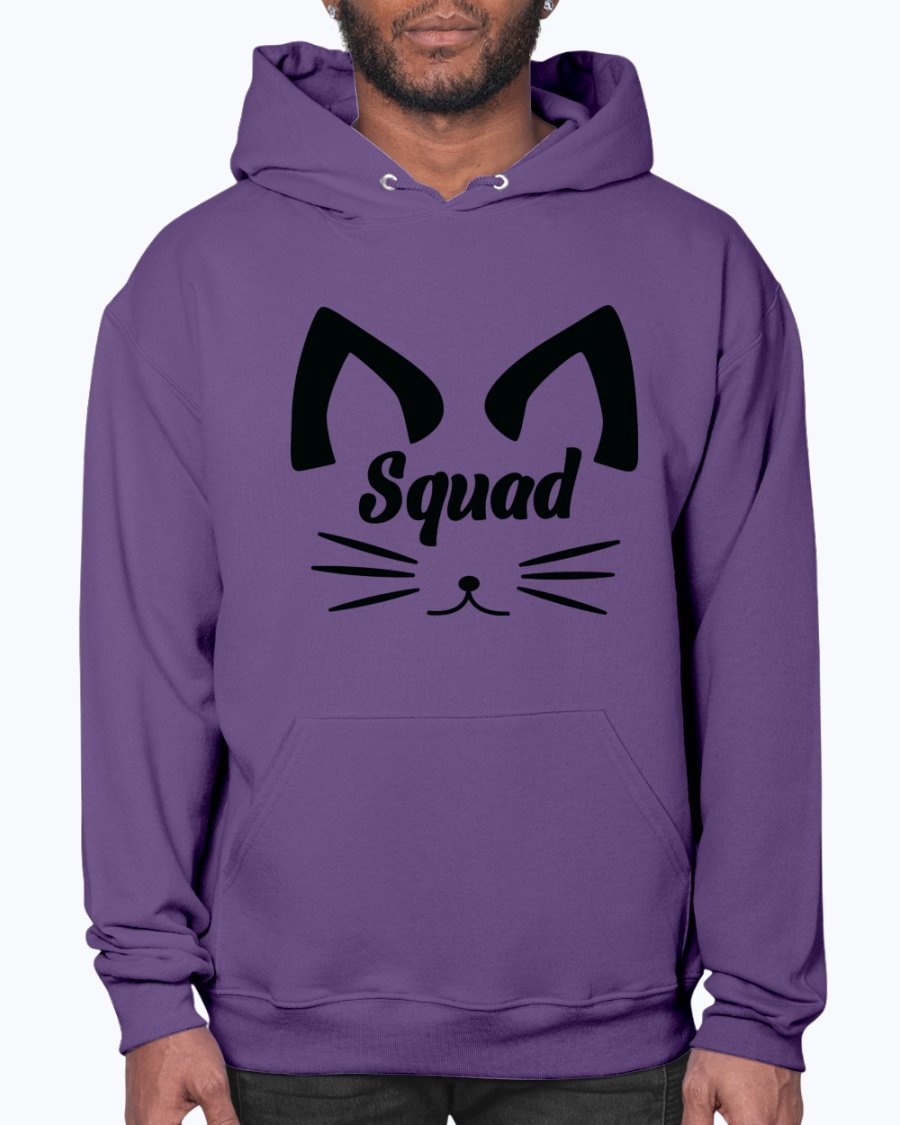 A stylish unisex hoodie designed for brides and bridal parties, featuring a front pouch pocket and soft fleece material.