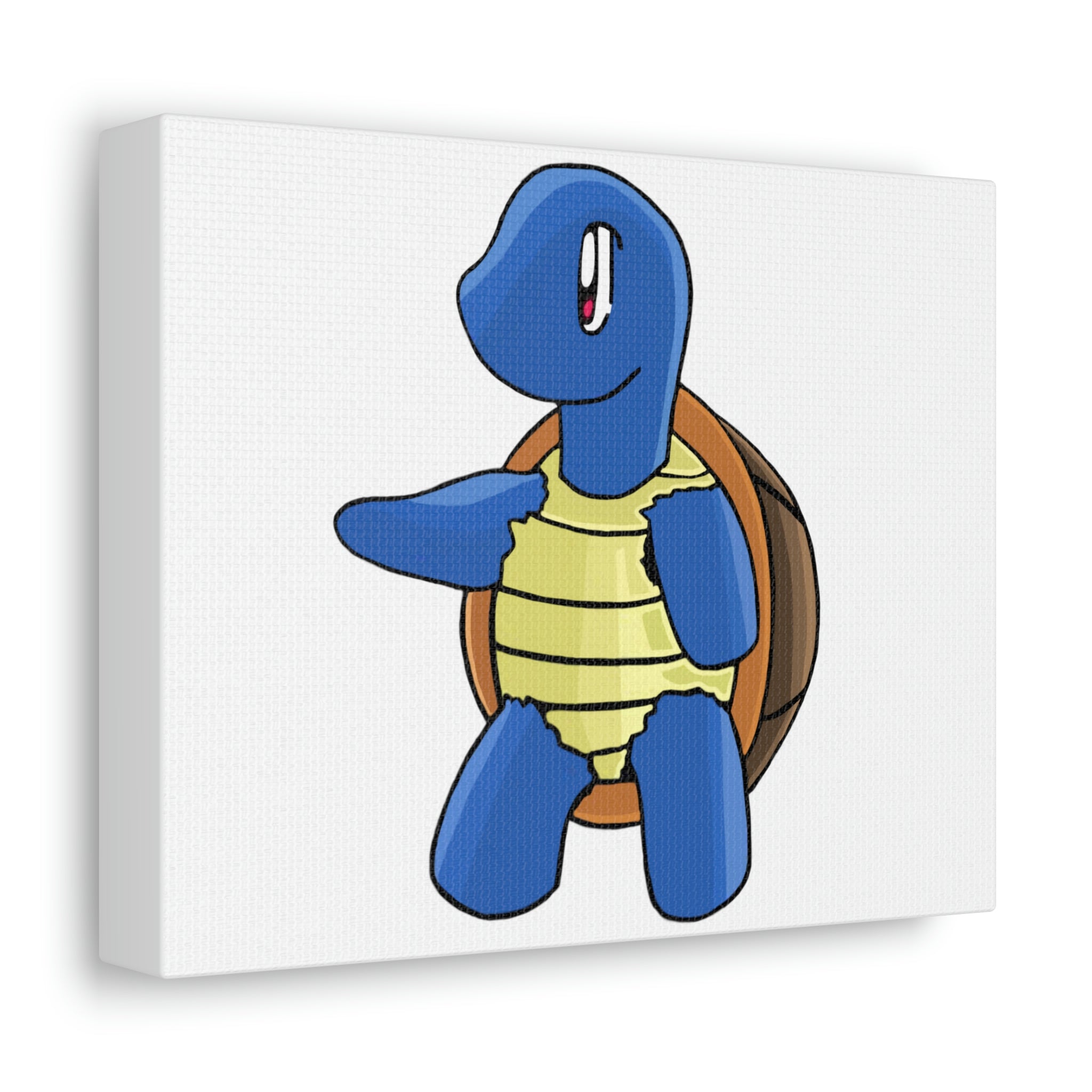 A beautifully stretched canvas featuring vibrant artwork, mounted on a sturdy wooden frame, ideal for indoor decoration.