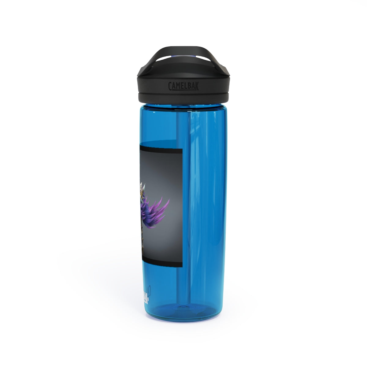Squawkers the Ostrich Mount CamelBak Eddy® Water Bottle in 20oz and 25oz sizes, featuring a personalized design and robust Tritan™ material.