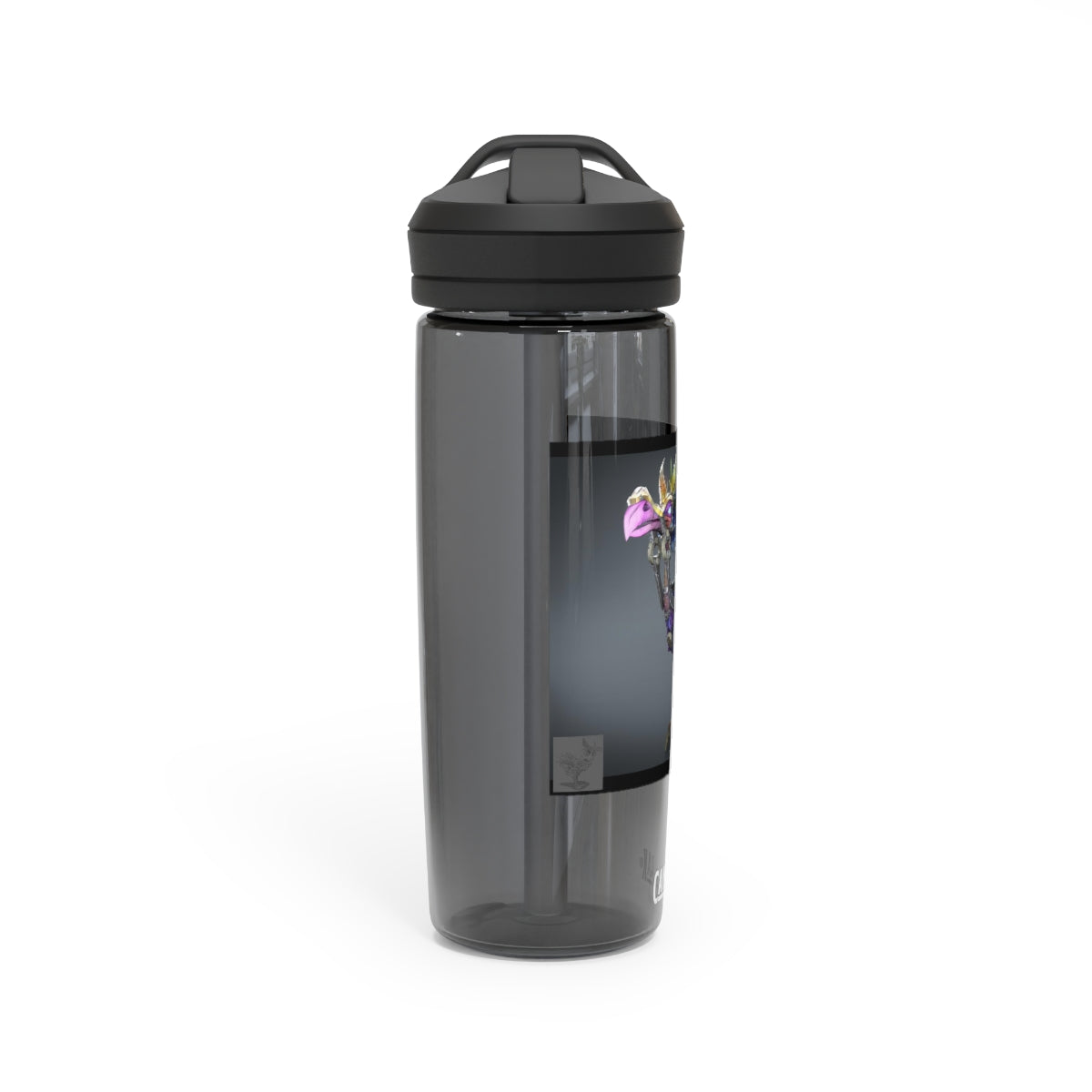 Squawkers the Ostrich Mount CamelBak Eddy® Water Bottle in 20oz and 25oz sizes, featuring a personalized design and robust Tritan™ material.