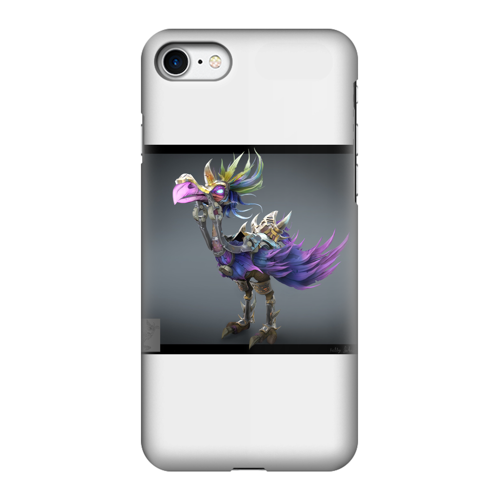Squawkers The Ostrich Mount Tough Phone Case showcasing vibrant full-color design and dual-layer protection.