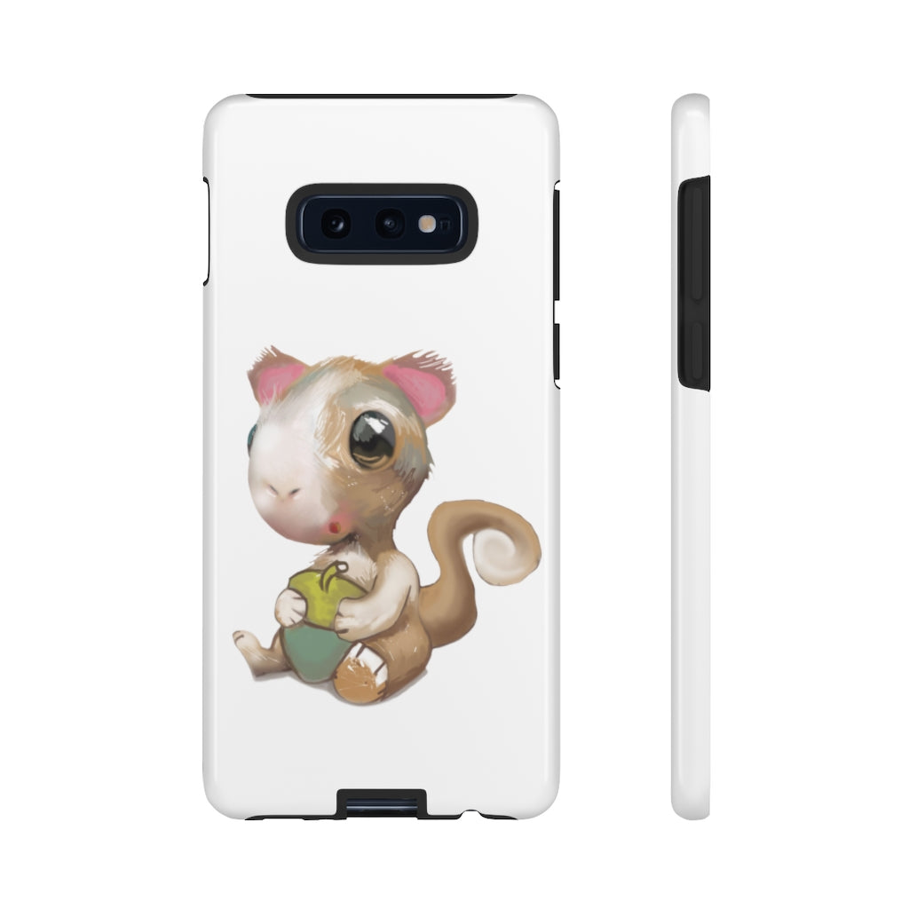 Squirrel Tough Case featuring a stylish photographic print design, showcasing its dual-layer protection and impact-resistant materials.