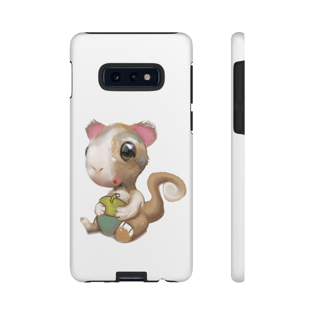 Squirrel Tough Case featuring a stylish photographic print design, showcasing its dual-layer protection and impact-resistant materials.